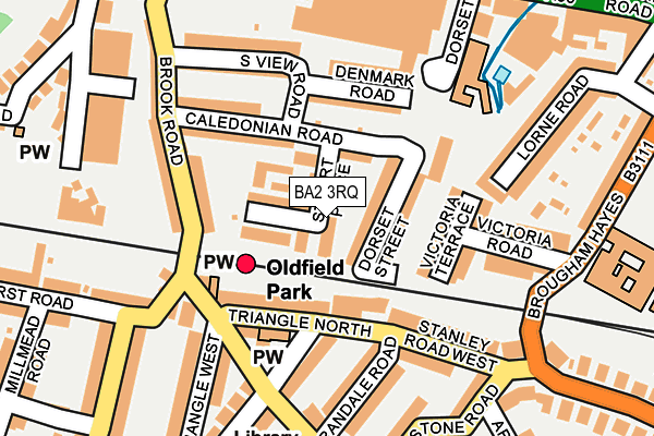 BA2 3RQ map - OS OpenMap – Local (Ordnance Survey) BA2 3RQ map - OS OpenMap – Local (Ordnance Survey)