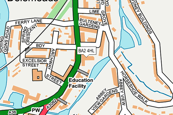 BA2 4HL map - OS OpenMap – Local (Ordnance Survey) BA2 4HL map - OS OpenMap – Local (Ordnance Survey)