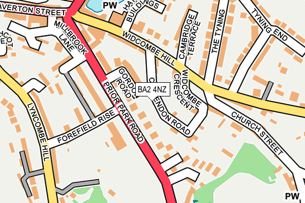 BA2 4NZ map - OS OpenMap – Local (Ordnance Survey) BA2 4NZ map - OS OpenMap – Local (Ordnance Survey)