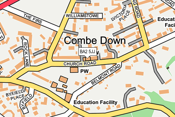 BA2 5JJ map - OS OpenMap – Local (Ordnance Survey) BA2 5JJ map - OS OpenMap – Local (Ordnance Survey)