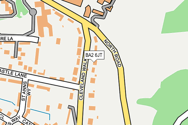 BA2 6JT map - OS OpenMap – Local (Ordnance Survey) BA2 6JT map - OS OpenMap – Local (Ordnance Survey)