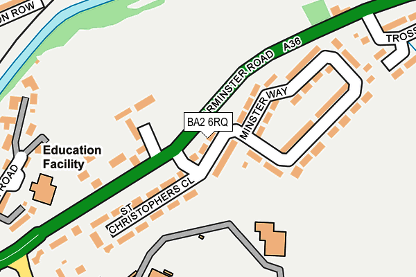 BA2 6RQ map - OS OpenMap – Local (Ordnance Survey) BA2 6RQ map - OS OpenMap – Local (Ordnance Survey)