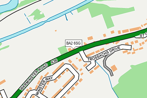 BA2 6SG map - OS OpenMap – Local (Ordnance Survey) BA2 6SG map - OS OpenMap – Local (Ordnance Survey)
