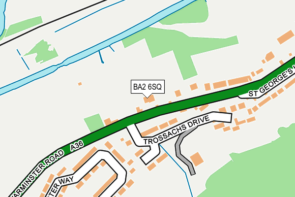 BA2 6SQ map - OS OpenMap – Local (Ordnance Survey) BA2 6SQ map - OS OpenMap – Local (Ordnance Survey)