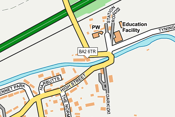 BA2 6TR map - OS OpenMap – Local (Ordnance Survey) BA2 6TR map - OS OpenMap – Local (Ordnance Survey)