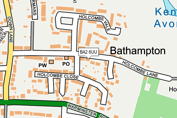BA2 6UU map - OS OpenMap – Local (Ordnance Survey) BA2 6UU map - OS OpenMap – Local (Ordnance Survey)