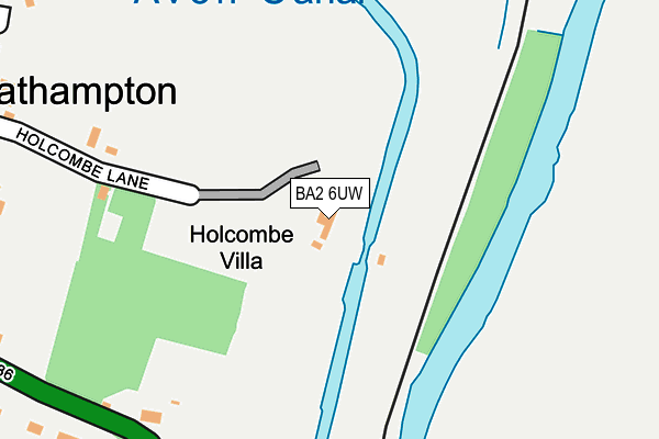 BA2 6UW map - OS OpenMap – Local (Ordnance Survey) BA2 6UW map - OS OpenMap – Local (Ordnance Survey)