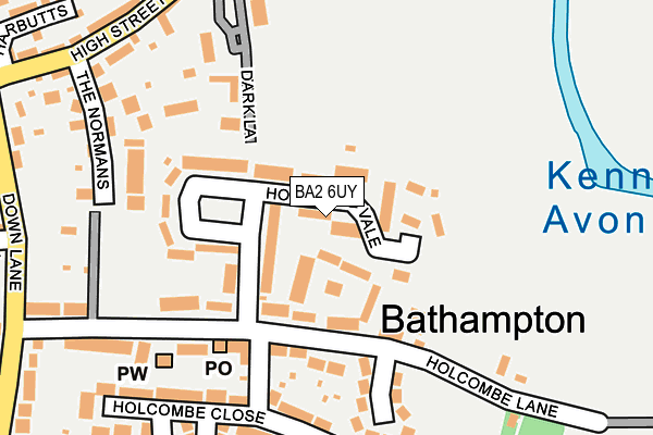 BA2 6UY map - OS OpenMap – Local (Ordnance Survey) BA2 6UY map - OS OpenMap – Local (Ordnance Survey)