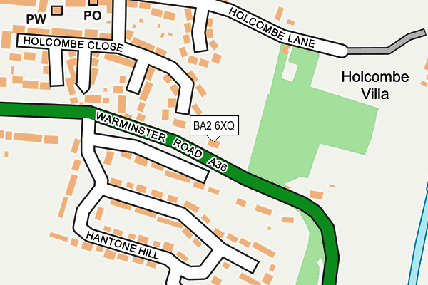 BA2 6XQ map - OS OpenMap – Local (Ordnance Survey) BA2 6XQ map - OS OpenMap – Local (Ordnance Survey)