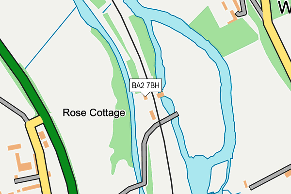 BA2 7BH map - OS OpenMap – Local (Ordnance Survey) BA2 7BH map - OS OpenMap – Local (Ordnance Survey)