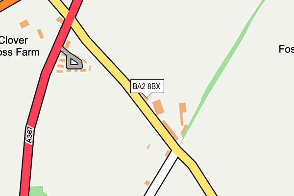 BA2 8BX map - OS OpenMap – Local (Ordnance Survey) BA2 8BX map - OS OpenMap – Local (Ordnance Survey)