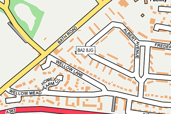 BA2 8JG map - OS OpenMap – Local (Ordnance Survey) BA2 8JG map - OS OpenMap – Local (Ordnance Survey)