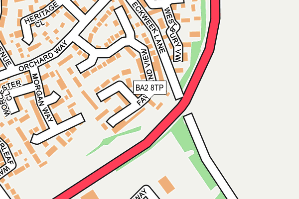 BA2 8TP map - OS OpenMap – Local (Ordnance Survey) BA2 8TP map - OS OpenMap – Local (Ordnance Survey)