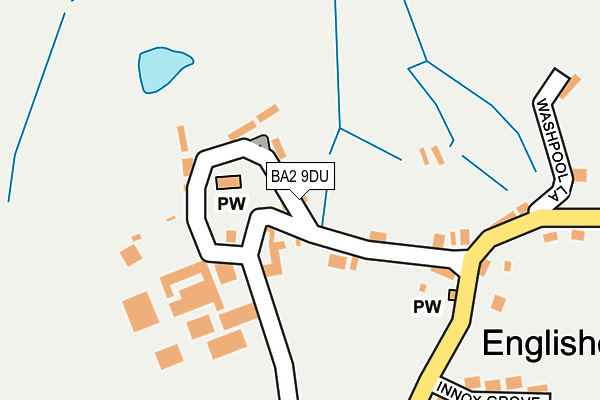 BA2 9DU map - OS OpenMap – Local (Ordnance Survey) BA2 9DU map - OS OpenMap – Local (Ordnance Survey)