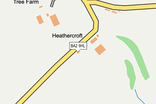 BA2 9HL map - OS OpenMap – Local (Ordnance Survey) BA2 9HL map - OS OpenMap – Local (Ordnance Survey)