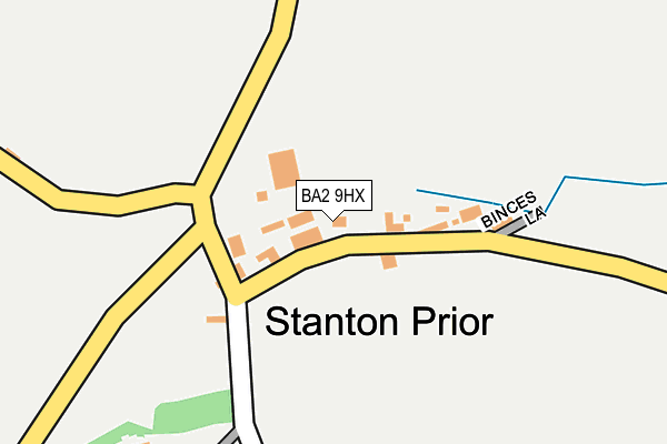 BA2 9HX map - OS OpenMap – Local (Ordnance Survey) BA2 9HX map - OS OpenMap – Local (Ordnance Survey)