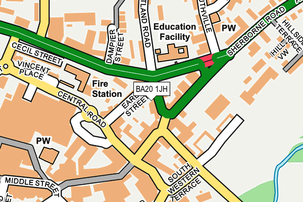 BA20 1JH map - OS OpenMap – Local (Ordnance Survey) BA20 1JH map - OS OpenMap – Local (Ordnance Survey)