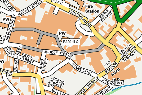 BA20 1LQ map - OS OpenMap – Local (Ordnance Survey) BA20 1LQ map - OS OpenMap – Local (Ordnance Survey)