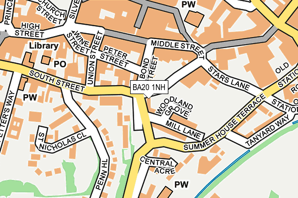 BA20 1NH map - OS OpenMap – Local (Ordnance Survey) BA20 1NH map - OS OpenMap – Local (Ordnance Survey)