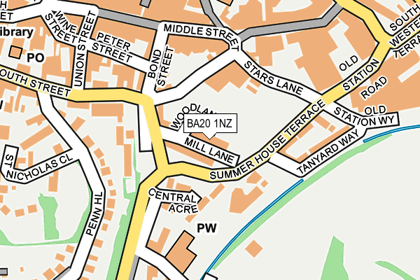 BA20 1NZ map - OS OpenMap – Local (Ordnance Survey) BA20 1NZ map - OS OpenMap – Local (Ordnance Survey)