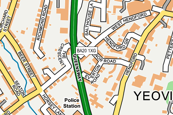 BA20 1XG map - OS OpenMap – Local (Ordnance Survey) BA20 1XG map - OS OpenMap – Local (Ordnance Survey)