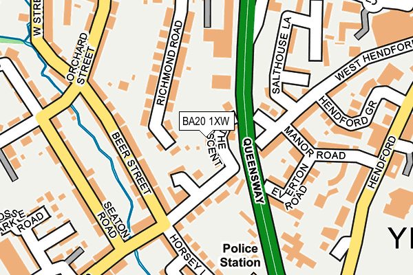 BA20 1XW map - OS OpenMap – Local (Ordnance Survey) BA20 1XW map - OS OpenMap – Local (Ordnance Survey)