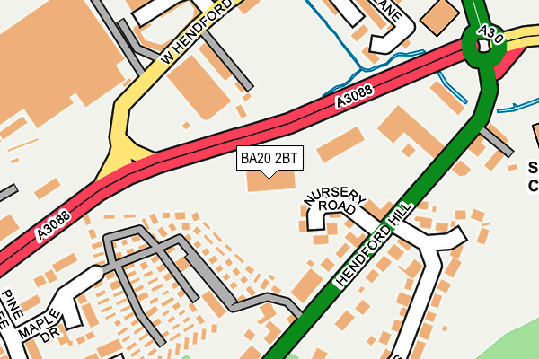 BA20 2BT map - OS OpenMap – Local (Ordnance Survey) BA20 2BT map - OS OpenMap – Local (Ordnance Survey)