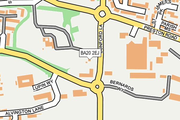 BA20 2EJ map - OS OpenMap – Local (Ordnance Survey) BA20 2EJ map - OS OpenMap – Local (Ordnance Survey)