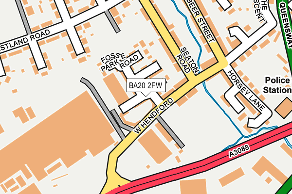 BA20 2FW map - OS OpenMap – Local (Ordnance Survey) BA20 2FW map - OS OpenMap – Local (Ordnance Survey)