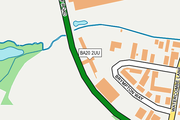 BA20 2UU map - OS OpenMap – Local (Ordnance Survey) BA20 2UU map - OS OpenMap – Local (Ordnance Survey)