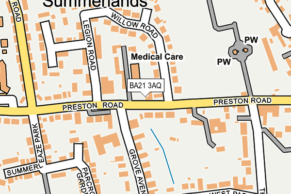 BA21 3AQ map - OS OpenMap – Local (Ordnance Survey) BA21 3AQ map - OS OpenMap – Local (Ordnance Survey)