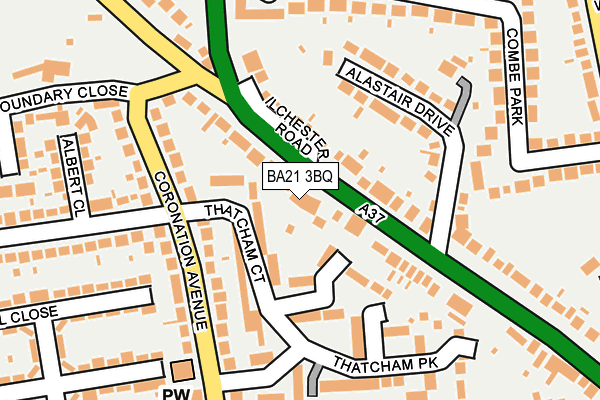 BA21 3BQ map - OS OpenMap – Local (Ordnance Survey) BA21 3BQ map - OS OpenMap – Local (Ordnance Survey)