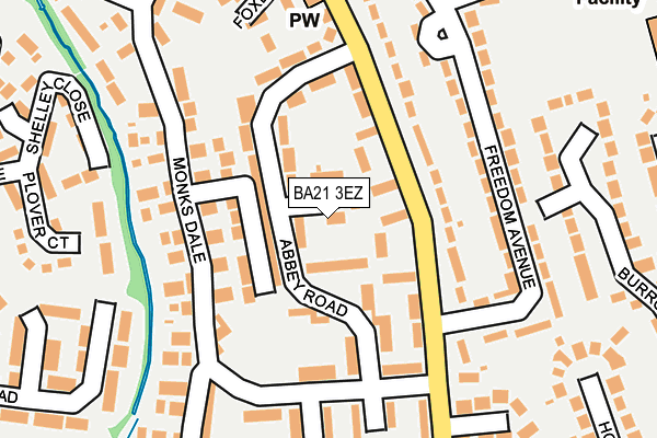 BA21 3EZ map - OS OpenMap – Local (Ordnance Survey) BA21 3EZ map - OS OpenMap – Local (Ordnance Survey)
