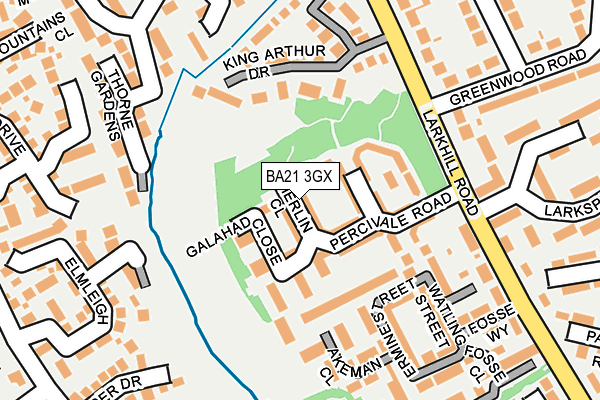 BA21 3GX map - OS OpenMap – Local (Ordnance Survey) BA21 3GX map - OS OpenMap – Local (Ordnance Survey)