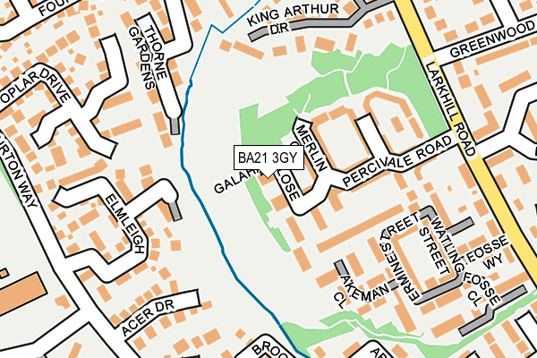 BA21 3GY map - OS OpenMap – Local (Ordnance Survey) BA21 3GY map - OS OpenMap – Local (Ordnance Survey)