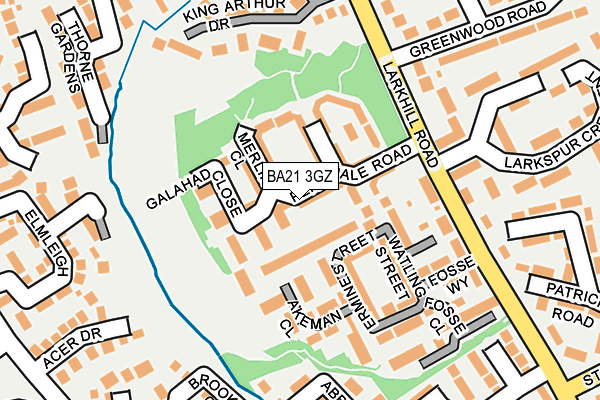 BA21 3GZ map - OS OpenMap – Local (Ordnance Survey) BA21 3GZ map - OS OpenMap – Local (Ordnance Survey)