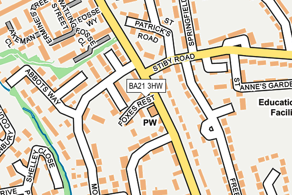 BA21 3HW map - OS OpenMap – Local (Ordnance Survey) BA21 3HW map - OS OpenMap – Local (Ordnance Survey)