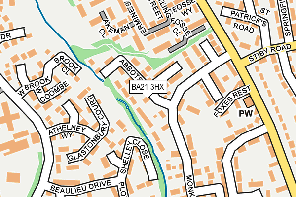 BA21 3HX map - OS OpenMap – Local (Ordnance Survey) BA21 3HX map - OS OpenMap – Local (Ordnance Survey)