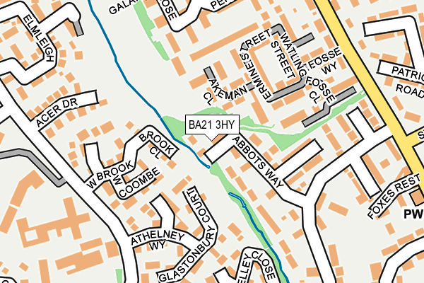 BA21 3HY map - OS OpenMap – Local (Ordnance Survey) BA21 3HY map - OS OpenMap – Local (Ordnance Survey)