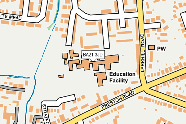 BA21 3JD map - OS OpenMap – Local (Ordnance Survey) BA21 3JD map - OS OpenMap – Local (Ordnance Survey)