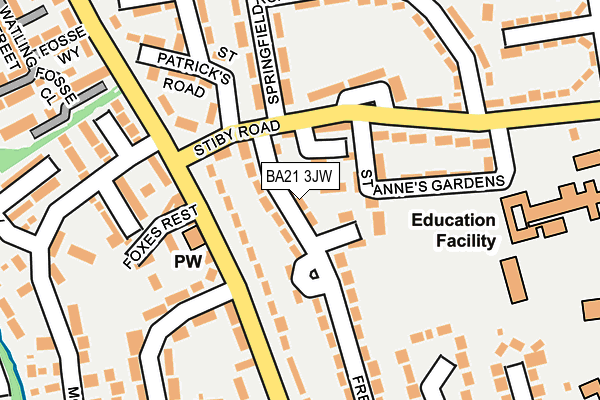BA21 3JW map - OS OpenMap – Local (Ordnance Survey) BA21 3JW map - OS OpenMap – Local (Ordnance Survey)