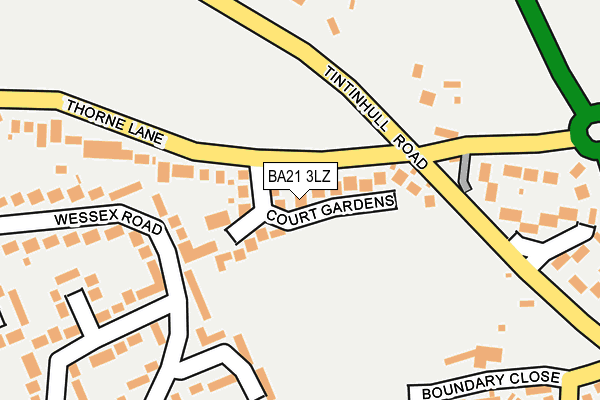 BA21 3LZ map - OS OpenMap – Local (Ordnance Survey) BA21 3LZ map - OS OpenMap – Local (Ordnance Survey)