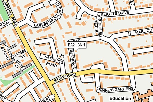 BA21 3NH map - OS OpenMap – Local (Ordnance Survey) BA21 3NH map - OS OpenMap – Local (Ordnance Survey)