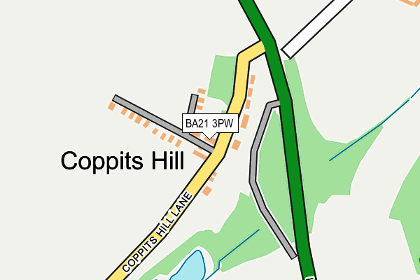 BA21 3PW map - OS OpenMap – Local (Ordnance Survey) BA21 3PW map - OS OpenMap – Local (Ordnance Survey)