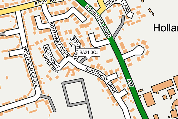 BA21 3QJ map - OS OpenMap – Local (Ordnance Survey) BA21 3QJ map - OS OpenMap – Local (Ordnance Survey)