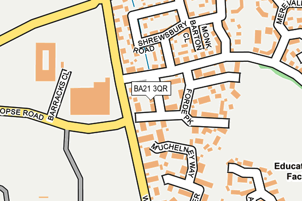 BA21 3QR map - OS OpenMap – Local (Ordnance Survey) BA21 3QR map - OS OpenMap – Local (Ordnance Survey)