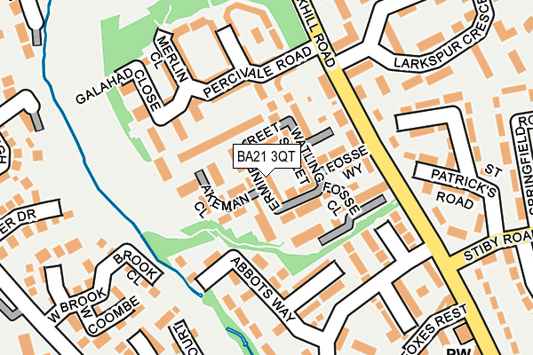 BA21 3QT map - OS OpenMap – Local (Ordnance Survey) BA21 3QT map - OS OpenMap – Local (Ordnance Survey)