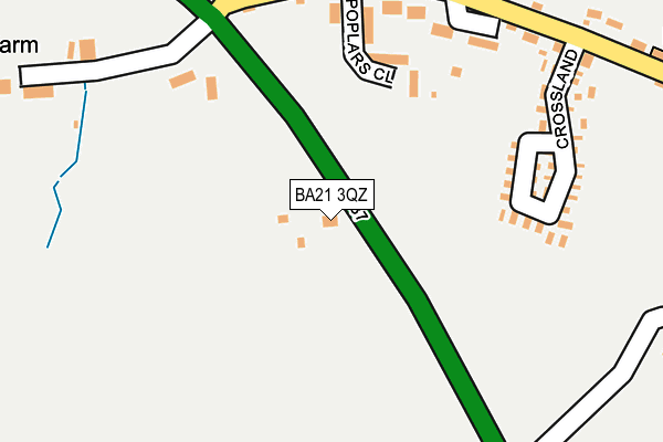 BA21 3QZ map - OS OpenMap – Local (Ordnance Survey) BA21 3QZ map - OS OpenMap – Local (Ordnance Survey)