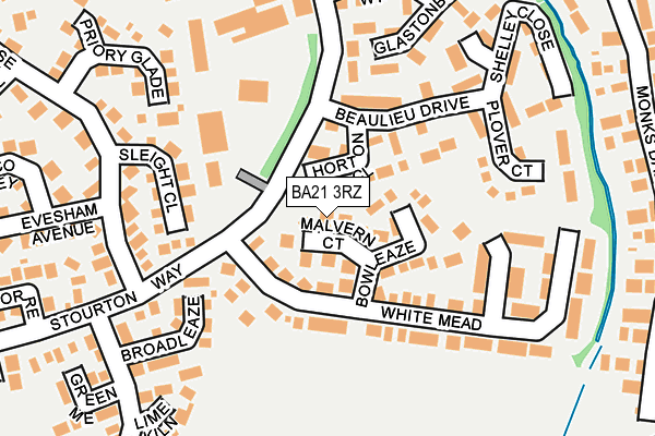 BA21 3RZ map - OS OpenMap – Local (Ordnance Survey) BA21 3RZ map - OS OpenMap – Local (Ordnance Survey)