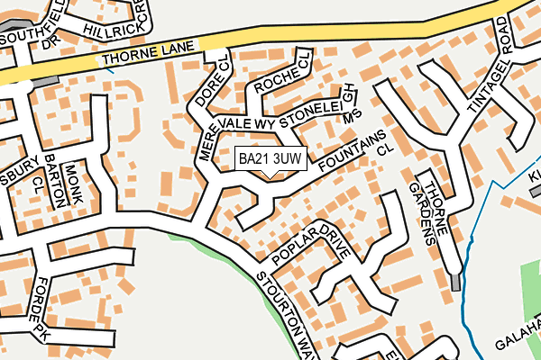 BA21 3UW map - OS OpenMap – Local (Ordnance Survey) BA21 3UW map - OS OpenMap – Local (Ordnance Survey)